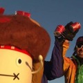 ドコモダケが富士山登頂に成功！