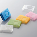 AVD-SPA2S（iPod Shuffle本体は付属しない）、シリコンケースは5色のカラーバリエーション