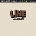 Android版で先行リリースされている着せかえ「ブラウン」バージョン。iOS版は近日対応予定だとか