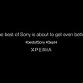 動画の最後に「#bestofSony #Sept4」「XPERIA」の文字