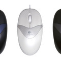 Optical Mouse USB（左からブラック＆ブルー/ホワイト/ブラック）