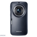 「GALAXY K Zoom」背面はまるでデジカメのよう