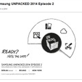 「Samsung UNPACKED 2014 Episode 2」告知ページ