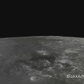 クリティカルフェーズ終了後に撮影されたハイビジョン映像（アポロ17号着陸地点付近の晴れの海）