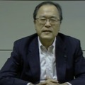 イベントのビデオレターで発売を明かしたKDDI田中孝司社長