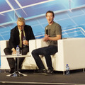 MWC2014に登場したFacebookファウンダー兼CEOのマーク・ザッカーバーグ氏