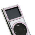第2世代iPod nano用モデル（シルバー with ピンキースワロフスキー）