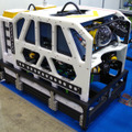 海底土放射能分布測定ロボット（ROV）は、海上・港湾・航空技術研究所 海上技術安全研究所、東京大学、九州工業大学との共同で調査用として開発されている（撮影：防犯システムNAVI）