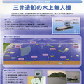 USVの運用構想図。遠隔操作と自律航海の両方に対応する（撮影：防犯システムNAVI）