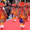 琉球舞踊を披露した女性たち【撮影：こじへい】