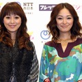 渡辺美奈代さん（左）と市井紗耶香さん（右）
