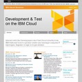 「IBM Smart Business Development and Test on the IBM Cloud」サイト