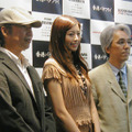 完成披露イベントでは、主演の片瀬那奈、監督の森淳一、原作者の作家・森浩美らが挨拶した