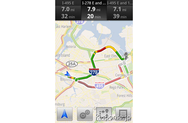 Google ナビゲーションアプリ『Google Maps Navigation』でリアルタイム交通情報の利用を開始