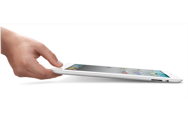 MacBook Proなどで採用されているユニボディ構造によりiPadより33％薄くなった