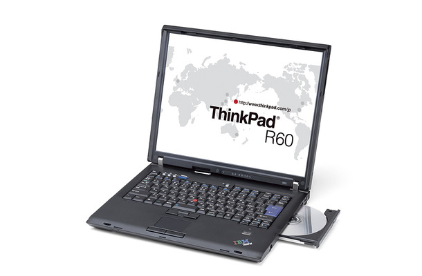 Core Duo T2300E搭載のThinkPad R60