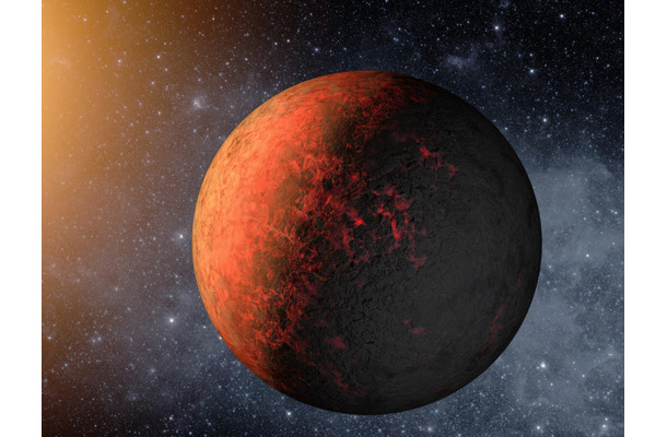 発見された地球サイズの惑星ケプラー20eの想像図