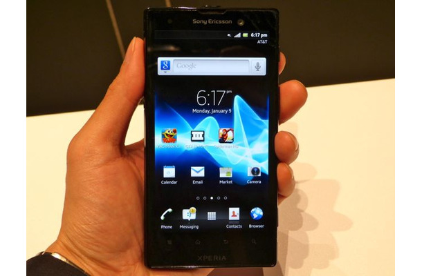 AT&T向けに供給される「Xperia ion」