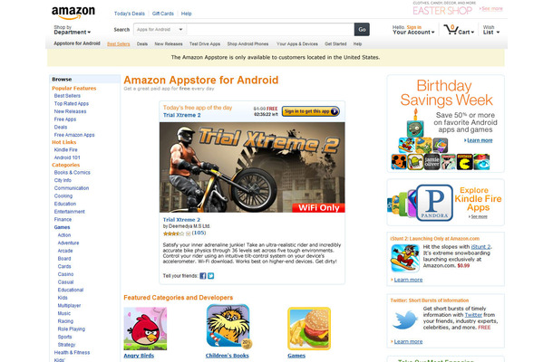 amazon AppStore for Android