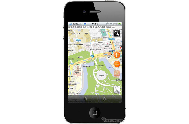 地図マピオン iPhoneアプリ版