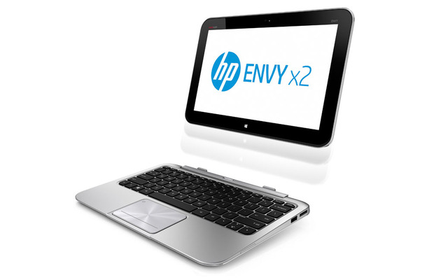 液晶ディスプレイ部とキーボード部が着脱可能。液晶部はタブレットとしても利用可能な11.6型ハイブリッドPC「HP ENVY x2」