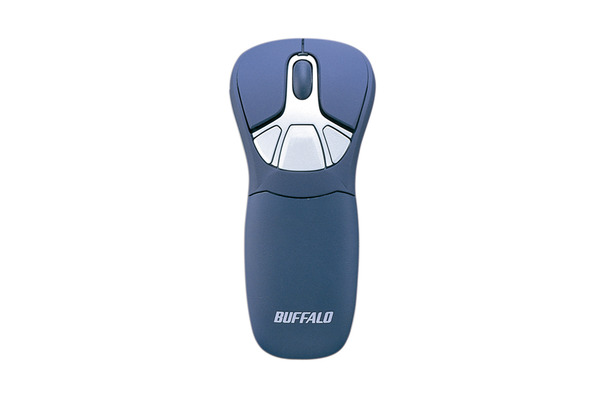 　バッファローは7日、ジャイロセンサーを搭載し、空中での操作できるマウス「BOMU-W24A02/BL」を発表した。発売は3月下旬で、価格は20,769円。