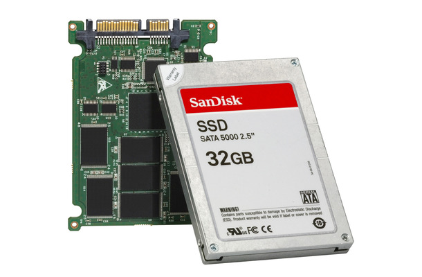 　米サンディスクは13日（現地時間）、フラッシュメモリを記憶媒体に採用したソリッド・ステートドライブ（SSD）の2.5インチシリアルATAインターフェースモデルを発表した。