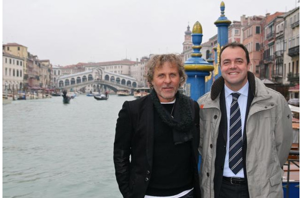 ディーゼル創始者レンツォ・ロッソ（写真左）、ベネチアのリアルト橋修復スポンサーに