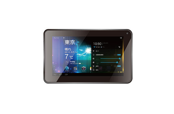 恵安製7型Androidタブレット「M702S」。予想実売価格は8,480円前後