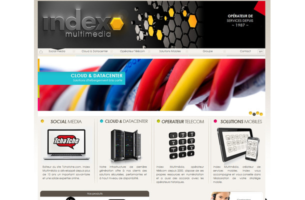 「Index Multimedia SA」サイトトップページ