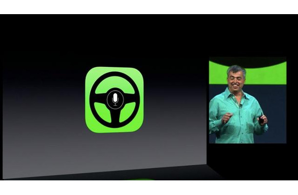 昨年のWWDCでは、「 iOS in the Car」として発表されていた