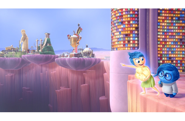 『インサイド・ヘッド』“ヨロコビ”と“カナシミ”の影に注目　(C) 2015 Disney/Pixar. All Rights Reserved.