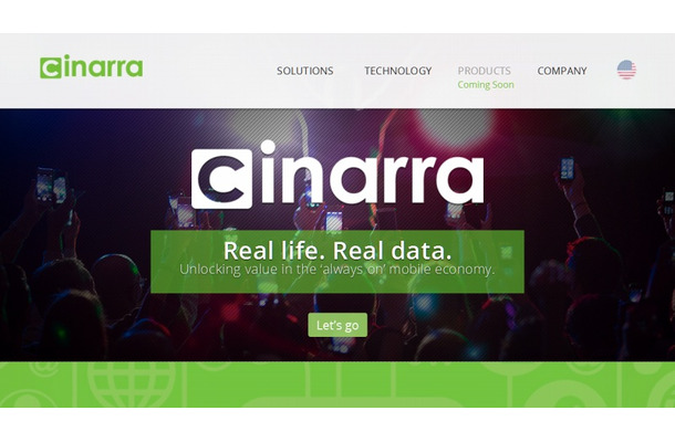 Cinarra Systemsサイト