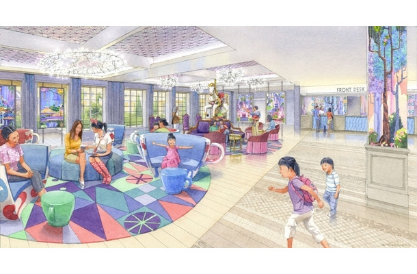 東京ディズニーセレブレーションホテル ロビーのイメージ　（C）Disney