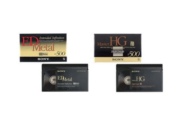 ベータビデオカセット「EL-500B」、「500MHGB」