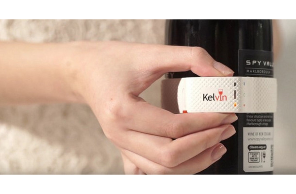 ワインの飲み頃がスマホで分かる「Kelvin」。実際の利用イメージ