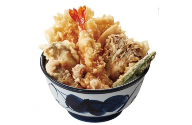 天丼てんや、松茸とかきが同時に楽しめる「松茸とかきの天丼」を発売