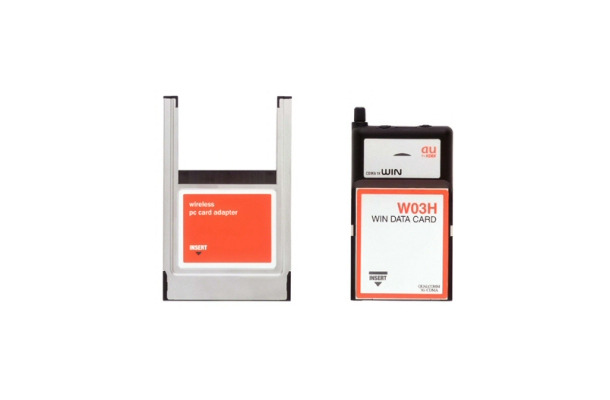 　auを展開するKDDIと沖縄セルラーは、コンパクトフラッシュ（CF）型の1X WINデータ通信カード「W03H」を2月下旬に発売する