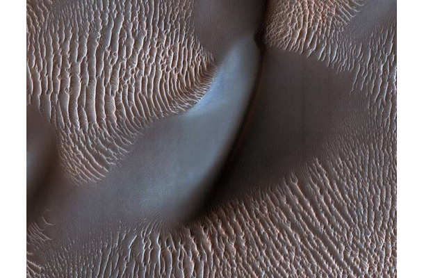 火星のProctor Craterのイメージ。これらのデータが入手可能となる