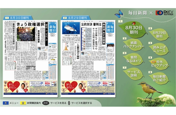 「毎日新聞×DoTV」トップページ