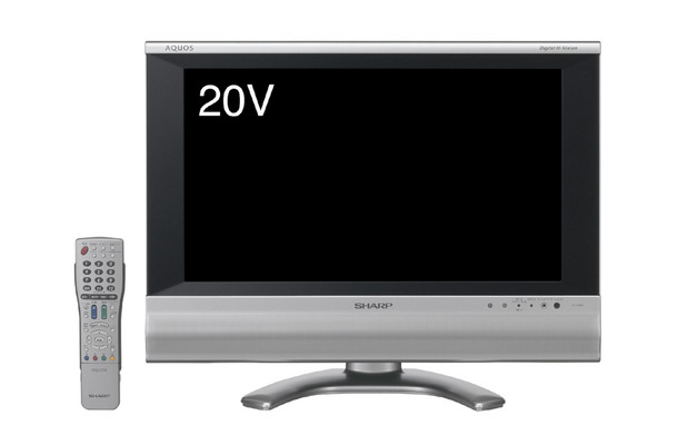 デジタルチューナー搭載の20V型ワイド液晶テレビ LC-20AX5