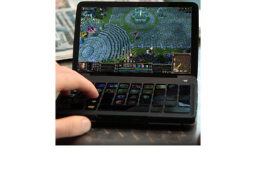 米インテル、小型ゲームPCにタブレット用Atomを搭載……コンテンツに応じてキートップが変化! 画像