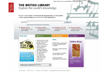 大英図書館とGoogleが提携、25万冊の蔵書をすべてデジタル化 画像
