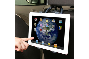 iPad/GALAXY Tabなどのタブレット端末を壁掛け使用できるハンドルホルダー 画像