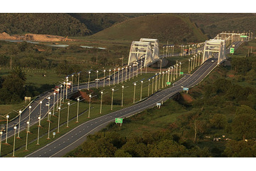 送電網を持たないブラジルの高速道路に約4,300基のソーラー街灯……京セラ 画像