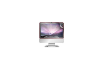 レイ・アウト、画面の映り込みを抑えるiMac用AG保護フィルム 画像