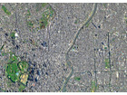 東京スカイツリーを斜め上から見る　衛星写真公開