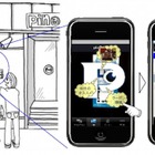 東急電鉄ら、渋谷でAR活用サービスの実験を開始……iPhoneアプリ『pin＠clip ピナクリ』活用 画像