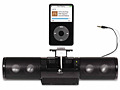 ロジクール、iPod/MP3プレーヤー対応の円筒形ポータブルスピーカー「mm32」にブラックモデル 画像