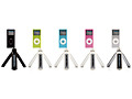 TUNEWEAR、iPodなどで使える三脚型携帯スピーカー「BOOMTUNE mini」のブラックモデル 画像